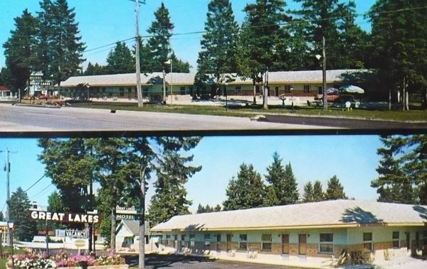 Great Lakes Motel Double View Evergreen Shores St Ignace (newer photo)